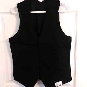 Vest Formal 36R Men's Black